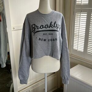 Brooklyn New York Cropped sweatshirt